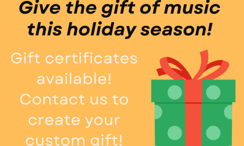 Gift Certificates Available!